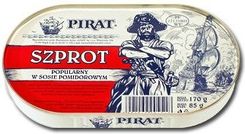 Łosoś Szprot Pirat W Sosie Pomid 170G Losos