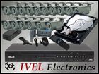 Zestaw do monitoringu: Rejestrator BCS1604LE-AS + Dysk Twardy 500GB SATA SEAGATE + 16 szt Kamera Przemysłowa DVS-650IR + Zasilacz 12V 5A + Łączówka Za