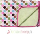 Babyono Dwustronny Kocyk Z Mikrofibry Kropki 820/01