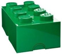Pojemnik Lego Na Klocki Zielony 8