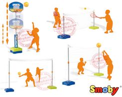 Smoby Zestaw Sportowy 4w1 Tenis Koszykówka 