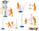 Smoby Zestaw Sportowy 4w1 Tenis Koszykówka Piłka Nożna