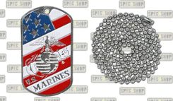 FOSCO - Nieśmiertelnik Dog-Tag - Marines - 