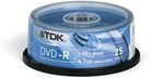Tdk DVD-r 4.7gb 16x Cake 25 (DVD-R47CBED25)