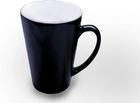 Kubek MAGICZNY CZARNY stożkowy LATTE do sublimacji Kubek MAGICZNY CZARNY stożkowy LATTE do sublimacji
