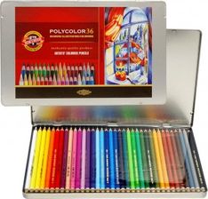 KOH-I-NOOR KREDKI POLYCOLOR WODOODPORNE 36 