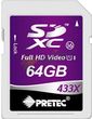 Pretec SDHC UHS-I 433x 64GB (PC4SDXC64G)