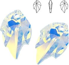 6735 - Swarovski LEAF 32x20 mm Crystal AB