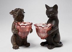 Świeczniki Cat & Dog, kare design