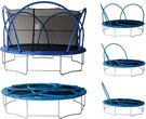Funtek Trampolina Ogrodowa z Siatką 366Cm 12Ft + Drabinka I Pokrowiec F