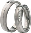 Tytanowe Obrączki Ślubne Titanium 3D by Swepol wzór T200-5/HP