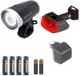 SIGMA Lightster + Cuberider II + ładowarka + akumulatory + baterie - Zestaw oświetleniowy