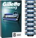 Gillette Mach3 wymienne ostrza 8szt