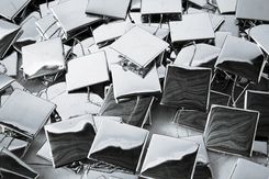 Kare Design zasłona Cubic Silver