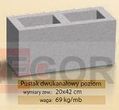 PUSTAK WENTYLACYJNY DWUKANAŁOWY 20X42 /JAWAR