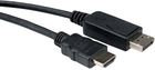 Rotronic Kabel Roline DisplayPort DP M - HDMI M 3m (11.04.5607-10)