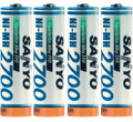 Sanyo R6 AA Ni-MH 2700mAh BOX (HR-3U-4BP)