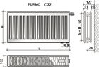Purmo Compact C22 600x1600 Purmo Compact C22 600x1600