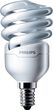 PHILIPS Świetlówka kompaktowa Tornado 12 Lat T2 Ciepłobiała 220-240V 12W 840 E14 4100 K 12000 h 8718291117223