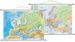  Meridian Europa fizyczna/polityczna 64x44cm - mapa ścienna