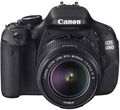 Canon EOS 600D to lustrzanka przeznaczona dla początkujących ale wymagających amatorów. W kompaktowej i lekkiej obudowie zamknięto technologie i funkcje kojarzące się z modelami pół-profesjonalnymi. Aparat został wyposażony w matrycę CMOS o rozdzielczości 18-megapikseli, która pozwala na pracę z maksymalną czułością ISO 6400. Można nim również nagrywać filmy wideo w rozdzielczości Full HD 1080p. Aparat sprzedawany w zestawie z obiektywem Canon EF-S 18-55 mm f/3.5-5.6 II. 