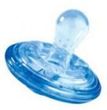 Nuby Smoczek Do Uspokajania Silikonowy Wisienka 0-6 M (Różne Kolory)