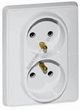 LEGRAND CARIVA BIAłY GNIAzDO 2X2P+z (773618)