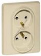 LEGRAND CARIVA KREMOWY GNIAzDO 2X2P+z (773718)