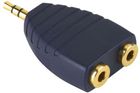 Bandridge Premium Przejściówka Bandridge Premium Jack 3,5 mm wtyk - 2x Jack 3,5 mm gniazdo SAY424 