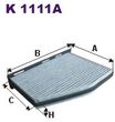 FILTRON - Filtry kabinowy- przeciwpyłkowy (K 1111A)