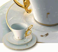 Porcelana śląska Komplet Moniuszko