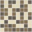 Cersanit Trenza Beige/Siena/Brown Mozaika 25x25