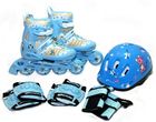 Spokey + Kask + Ochraniacze w zestawie