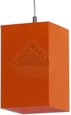Leroy Merlin lampa wisząca KWADRAT pomarańczowy 15x15x24 cm 2lata - 0