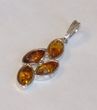 AmberPlaza Wisiorek srebrny z bursztynem