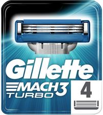 Gillette Mach3 Turbo wymienne ostrza 4szt