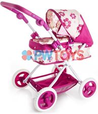 Pwtoys Wózek Dla Lalek Głęboki Z Koszykiem Iw094