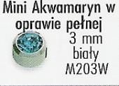 DCD MINI AKWAMARYN W OPRAWIE PEłNEJ