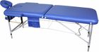 BODYFIT Stół, łóżko aluminiowe do masażu Niebieskie 2 segmentowe