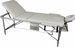  BODYFIT Stół, łóżko aluminiowe 3 segmentowe do masażu beżowe