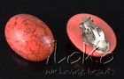 Iloko kolczyki marmurro red K1-208