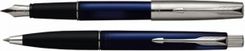 Parker zestaw pióro wieczne + długopis frontier transparentny niebieski ct s0853280
