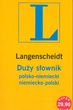 Duży słownik polsko-niemiecki niemiecko-polski