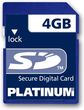 Platinum SecureDigital High Capacity High Speed 4GB
