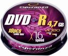 Esperanza DVD+R 4.7GB 16x Cake 10szt (1117)