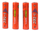 i-Tec 4 x akumulatory AAA Ni-MH 1300 mAh - baterie