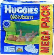 Huggies Pieluszki Newborn 3-6 Kg (90 Szt.)