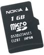 Nokia micro SecureDigital 1GB (MU 22)