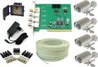 ZESTAW DO MONITORINGU 4 KAMERY KARTA DVR
