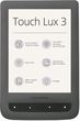 Czytniki ebooków Pocketbook Touch Lux 3 Szary (PB6262YWW)